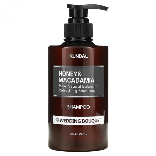 Шампунь відновлюючий "Весільний букет" - Kundal Honey & Macadamia Shampoo Wedding Bouquet Kundal, 500 мл - фото N1