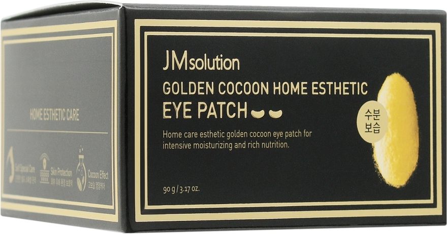 Гідрогелеві омолоджувальні патчі із золотом - JMsolution Golden Cocoon Home Esthetic Eye Patch, 60 шт - фото N1