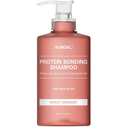 Шампунь для поврежденных волос "Фиолетовый ландыш" - Kundal Protein Bonding Shampoo Violet Muguet, 500 мл - фото N1