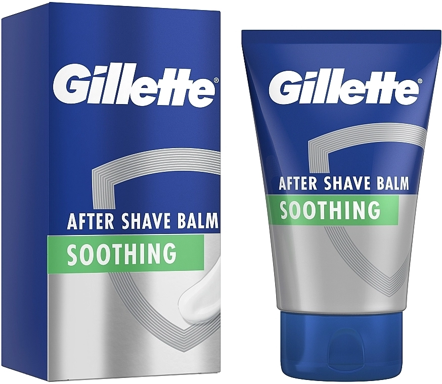 Бальзам після гоління "Заспокійливий з алое вера" - Gillette Series After Shave Balm Soothing With Aloe, 100ml - фото N1