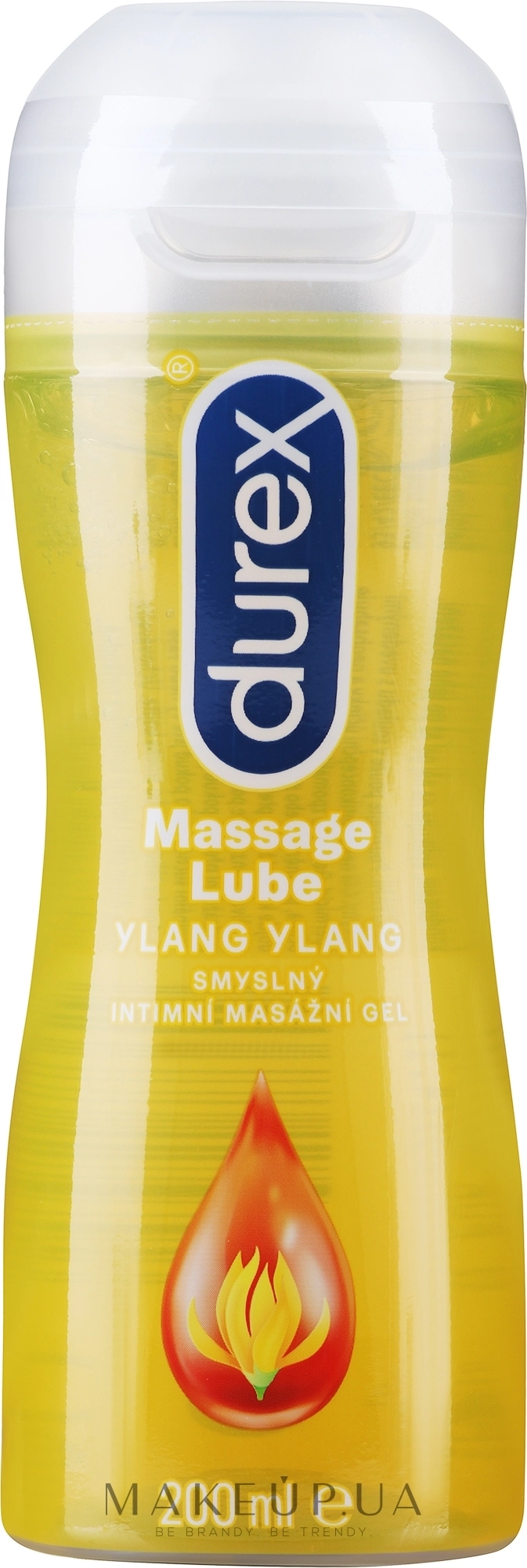 Durex Интимный гель-смазка Play Massage 2 in 1 Sensual для массажа (лубрикант), 200 мл - фото N1