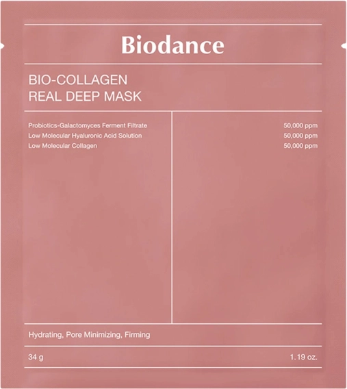 Нічна гідрогелева маска з колагеном для еластичності шкіри - BIODANCE Bio-Collagen Real Deep Mask, 1 шт - фото N1