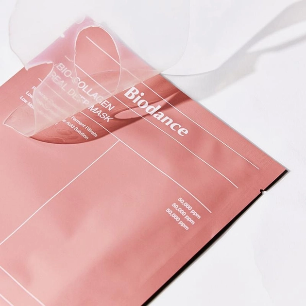 Нічна гідрогелева маска з колагеном для еластичності шкіри - BIODANCE Bio-Collagen Real Deep Mask, 1 шт - фото N3