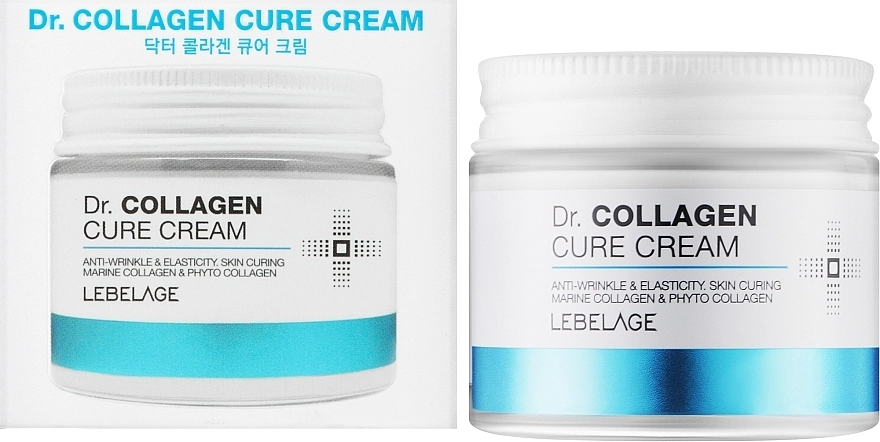 Крем для лица с прополисом - Lebelage Dr. Collagen Cure Cream, 70 мл - фото N1