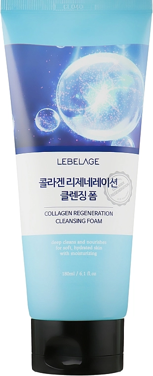 Колагенова пінка для вмивання - Lebelage Collagen Cleansing Foam, 180 мл - фото N2