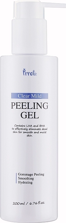 Пілінг-гель для обличчя - Prreti Clear Mild Peeling Gel, 200 мл - фото N1