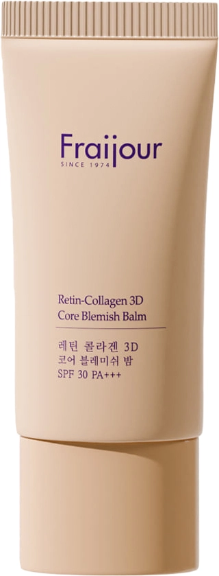 Легкий ВВ-крем з колагеном та ретинолом - Fraijour Retin-Collagen 3D Core Blemish Balm SPF 30 PA+++, 50 мл - фото N1