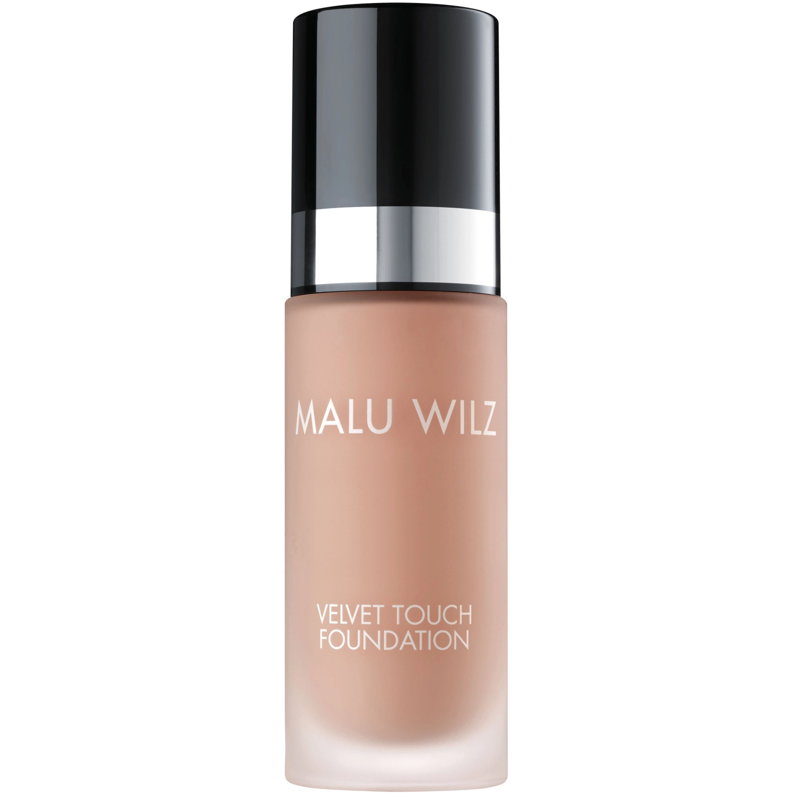 Тональная основа для лица - Malu Wilz Velvet Touch Foundation, 07 - True Dark Sand, 30 мл - фото N1