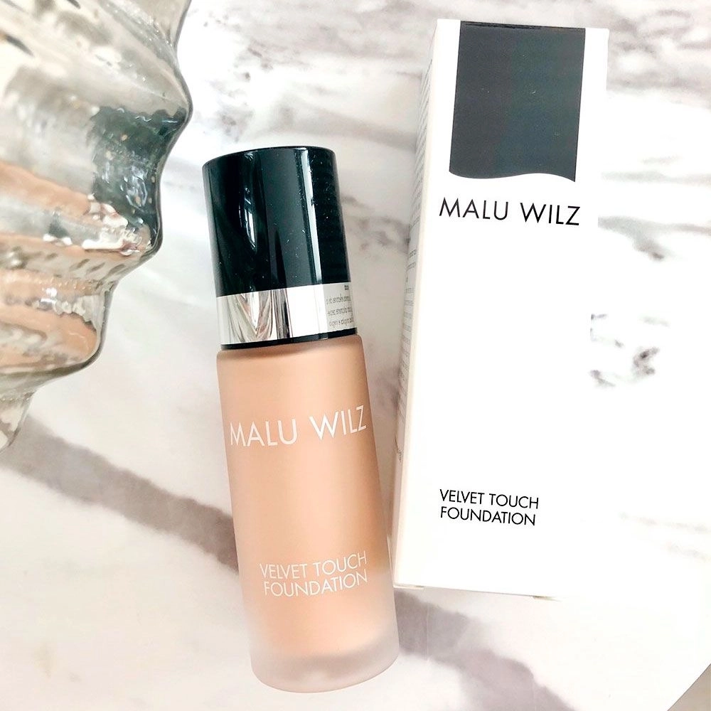 Тональна основа для обличчя - Malu Wilz Velvet Touch Foundation, 01 - Vanilla Ice Cream, 30 мл - фото N3