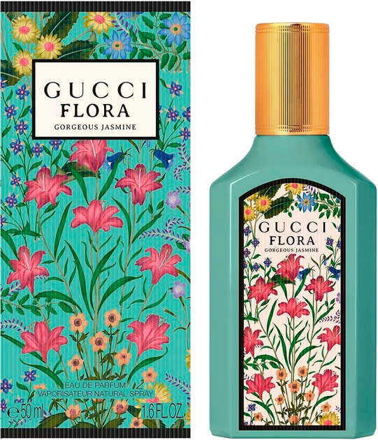 Парфумована вода жіноча - Gucci Flora By Gucci Gorgeous Jasmine, 50 мл - фото N1