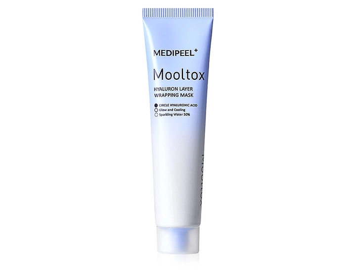 Маска-плівка зволожуюча - Medi peel Mooltox Hyaluron Layer Wrapping Mask, 70 мл - фото N1