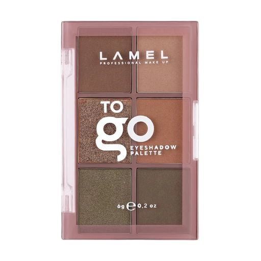 Палетка теней для век - LAMEL Make Up To Go Eyeshadow Palette, 403 - фото N1