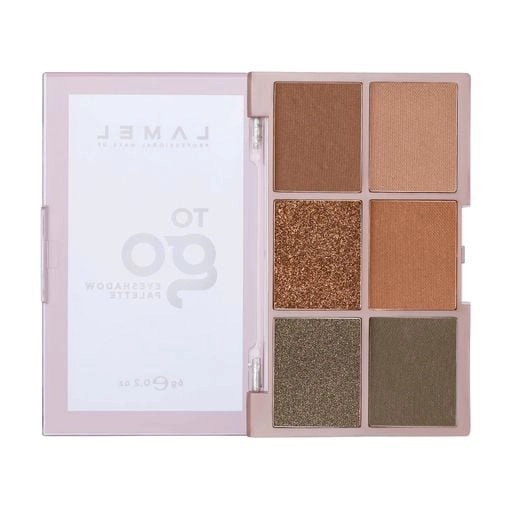 Палетка теней для век - LAMEL Make Up To Go Eyeshadow Palette, 403 - фото N2