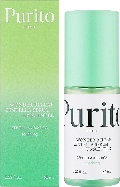 Увлажняющая сыворотка для лица с центеллой азиатской - PURITO Centella Unscented Serum, 60 мл - фото N1