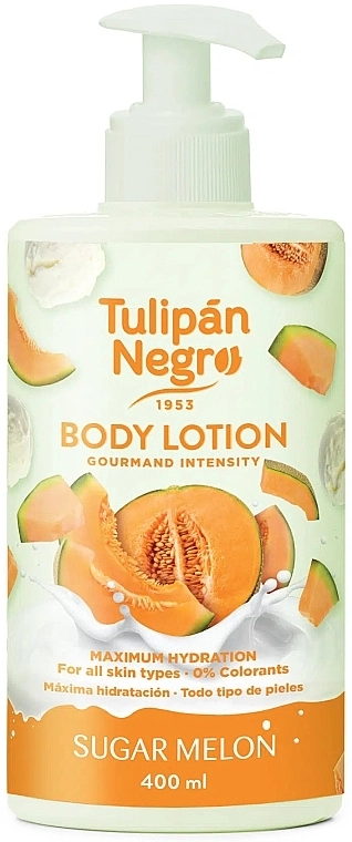 Лосьйон для тіла "Цукрова диня" - Tulipan Negro Sugar Melon Body Lotion, 400 мл - фото N1