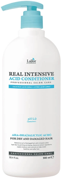 Кондиціонер для пошкодженого волосся - La'dor Real Intensive Acid Conditioner, 900 мл - фото N1