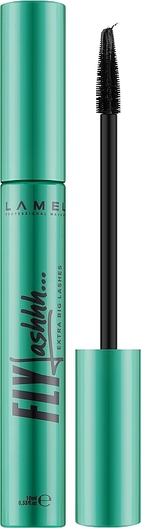 Подовжуюча туш для вій з ефектом накладних вій - LAMEL Make Up Fly Lashhh Mascara, Black - фото N1