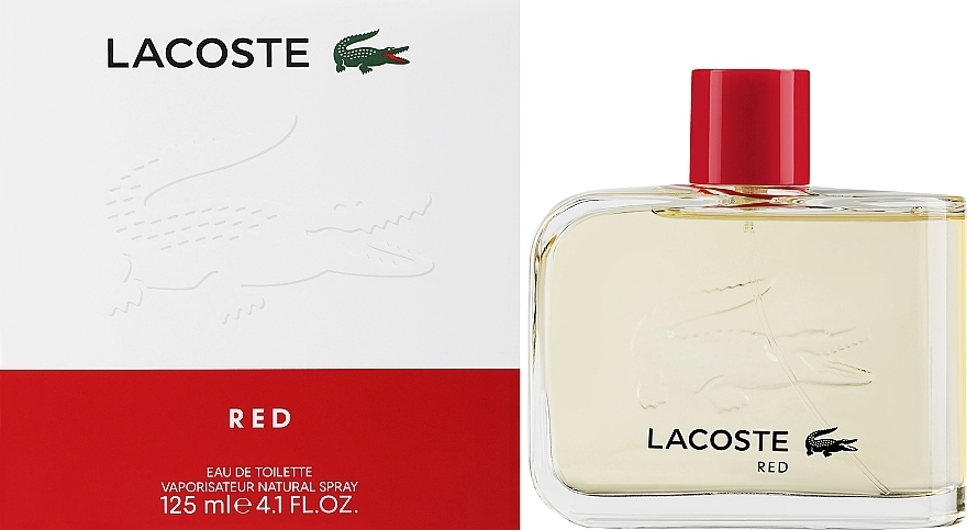 Туалетная вода мужская - Lacoste Red, 125ml - фото N1