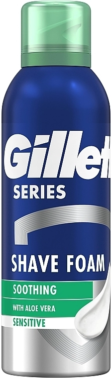 Піна для гоління для чутливої шкіри - Gillette Series Sensitive Skin Shave Foam for Men, 200ml - фото N1