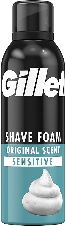 Піна для гоління - Gillette Foam Sensitive Skin, 200ml - фото N1