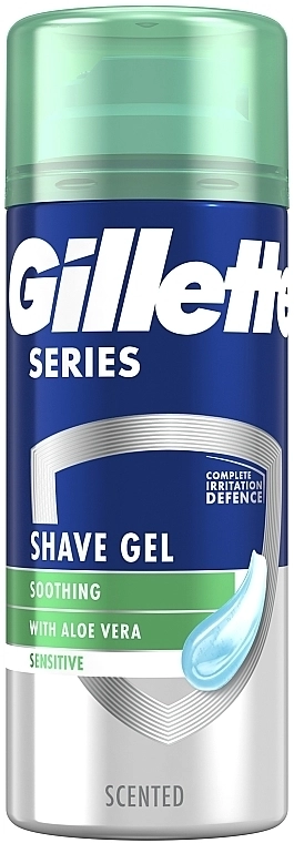 Гель для бритья для чувствительной кожи - Gillette Series Sensitive Skin Shave Gel for Men, 75ml - фото N1