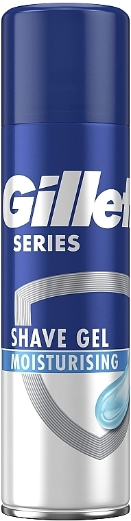 Гель для гоління зволожуючий - Gillette Series Moisturizing Shave Gel for Men, 200ml - фото N1