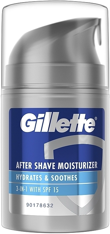 Бальзам після гоління 3в1 "Миттєве зволоження" - Gillette Pro Instant Hydration After Shave Balm SPF15 for Men, 50ml - фото N2