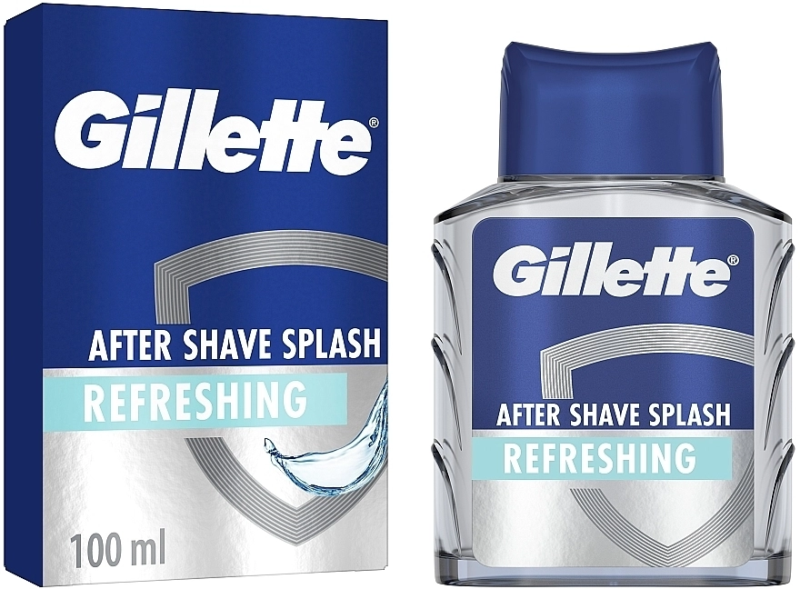 Лосьон после бритья - Gillette Series After Shave Splash Refreshing Arctic Ice, 100ml - фото N1