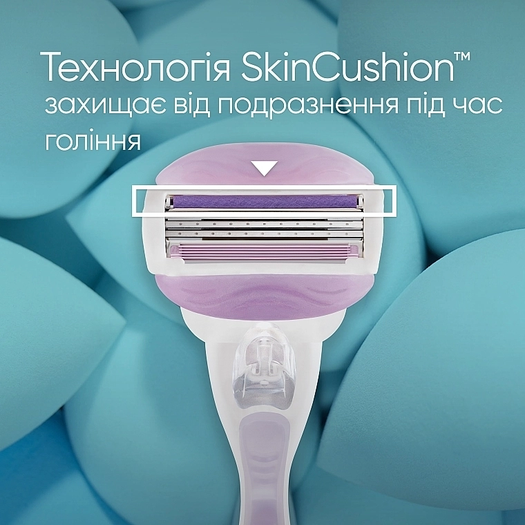 Бритва жіноча + 2 змінні касети - Gillette Venus Comfortglide Breeze - фото N3