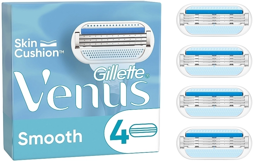 Сменные картриджи для бритья женские - Gillette Venus, 4 шт - фото N1