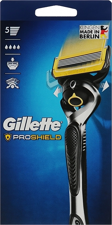 Бритва з 1 змінною касетою - Gillette ProShield - фото N1