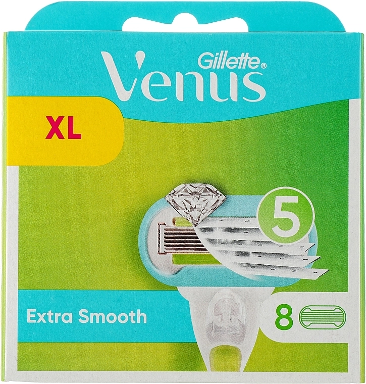 Сменные кассеты для бритья - Gillette Venus Extra Smooth, 8шт - фото N1