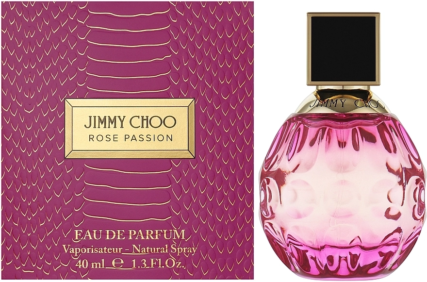 Парфумована вода жіноча - Jimmy Choo Rose Passion, 40 мл - фото N1