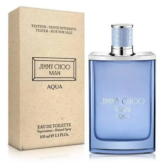 Туалетная вода мужская - Jimmy Choo Man Aqua, 100 мл ТЕСТЕР - фото N1