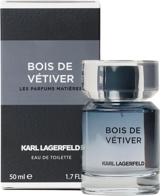 Туалетная вода мужская - Karl Lagerfeld Bois De Vetiver, 50 мл - фото N1