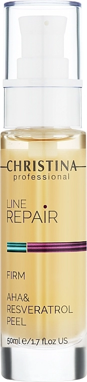 Пілінг з АНА-кислотами і ресвератролом для обличчя - Christina Line Repair Firm AHA & Resveratrol Peel, 50ml - фото N1