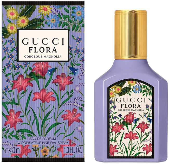 Парфюмированная вода для женщин - Gucci Flora Gorgeous Magnolia, 30 мл - фото N1