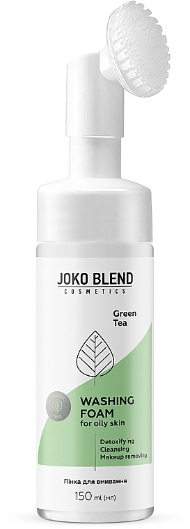 Joko Blend Пінка для вмивання для жирної шкіри обличчя, із зеленим чаєм, 150 мл - фото N1