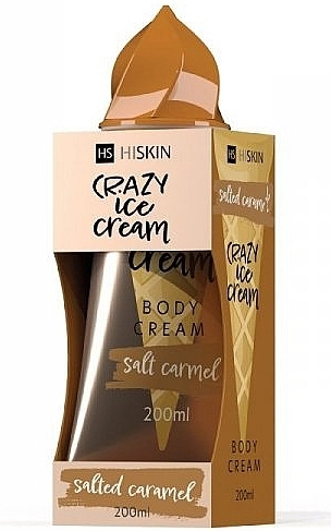 Крем увлажняющий для тела с ароматом соленой карамели - HiSkin CRAZY Salted Caramel Body Cream, 200 мл - фото N1