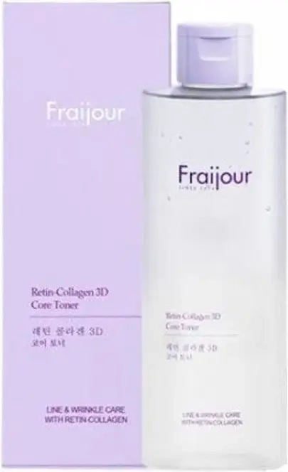 Підтягуючий тонер для обличчя з колагеном та ретинолом - Fraijour Retin-Collagen 3D Core Toner, 250 мл, БЕЗ або ПРИМ'ЯТА КОРОБКА - фото N2