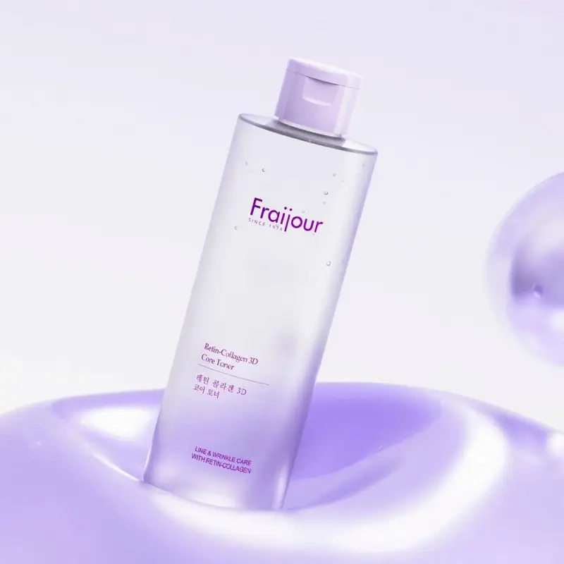 Підтягуючий тонер для обличчя з колагеном та ретинолом - Fraijour Retin-Collagen 3D Core Toner, 250 мл, БЕЗ або ПРИМ'ЯТА КОРОБКА - фото N4