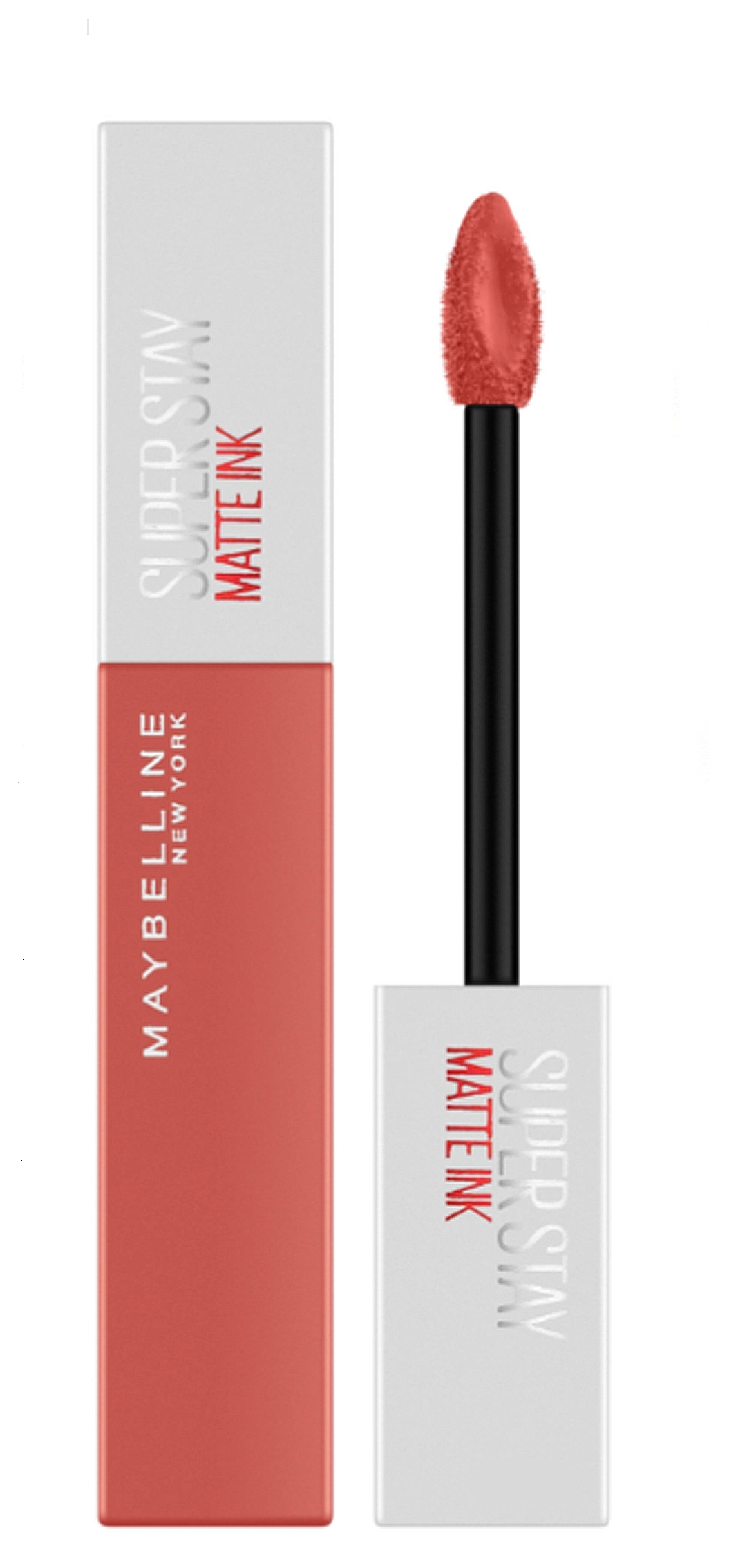 Стійка рідка матова помада для губ - Maybelline New York Super Stay Matte Ink, 130 Self-Starter, 5 мл - фото N1