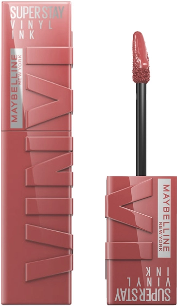 Стійка рідка помада для губ - Maybelline New York SuperStay Vinyl Ink Liquid Lipstick, 35 - Cheeky - фото N1