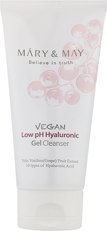 Очищающий гель для лица - Mary & May Vegan Low pH Hyaluronic Gel Cleanser, 150 мл - фото N1