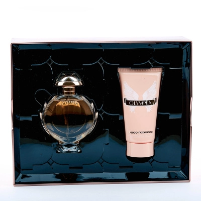 Парфюмированный набор женский - Paco Rabanne Olympea, edp/50ml + b/lot/75ml - фото N2