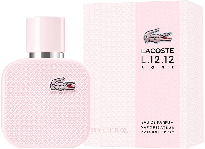 Парфумована вода для жінок - Lacoste L.12.12 Ros, 35 мл - фото N1