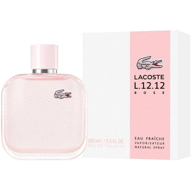 Туалетная вода для женщин - Lacoste L.12.12 Rose Eau Fraiche, 100 мл - фото N1