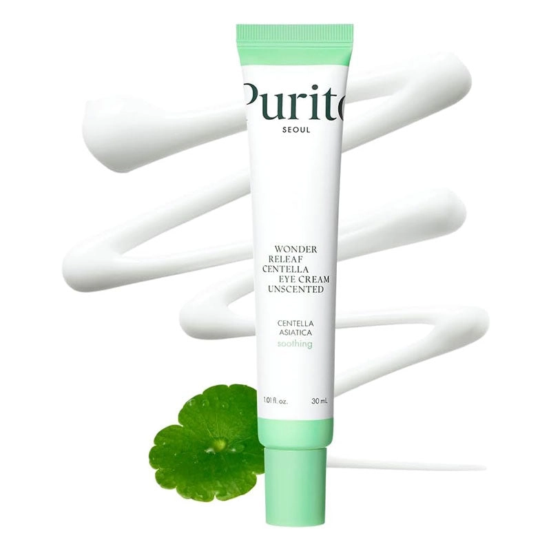 Заспокійливий крем під очі без запаху з центеллою - PURITO Wonder Releaf Centella Eye Cream Unscented, 30 мл - фото N2