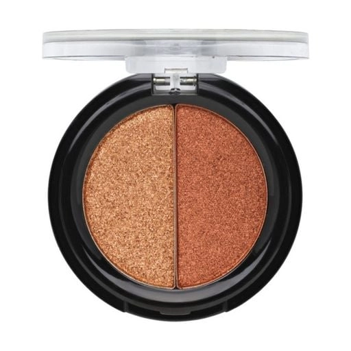 Тіні для повік - Aden Cosmetics Shine Eyeshadow Powder Duo, 02 - Bronz - фото N1