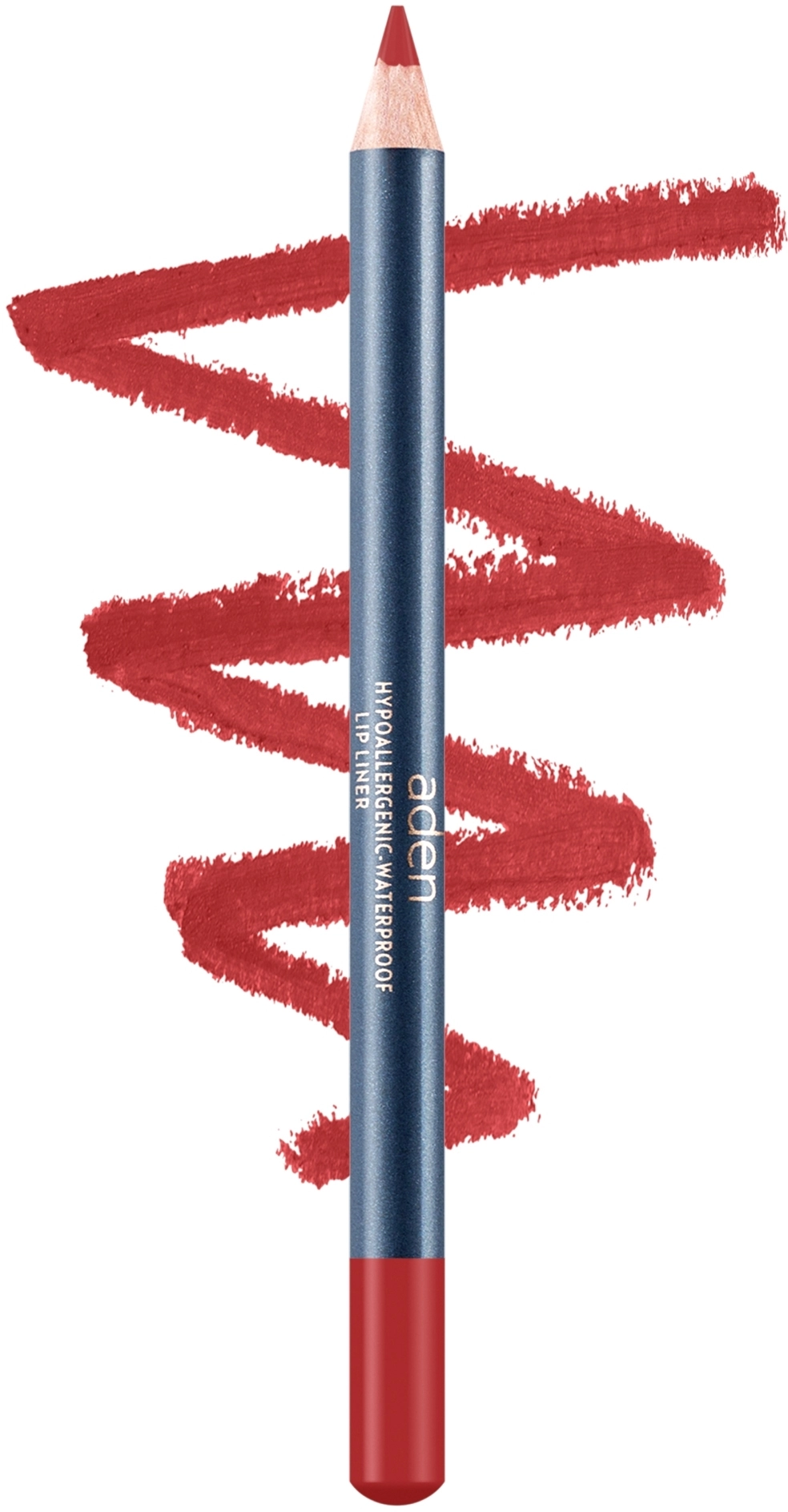 Олівець для губ - Aden Cosmetics Lip Liner Pencil, 34 - Russizn Red - фото N1